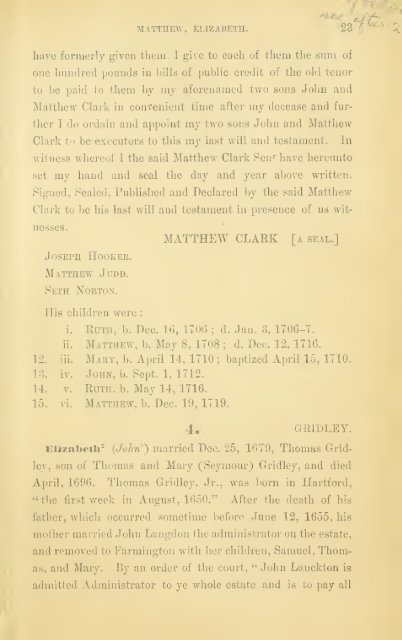 A record of the descendants of John Clark, of Farmington, Conn ...