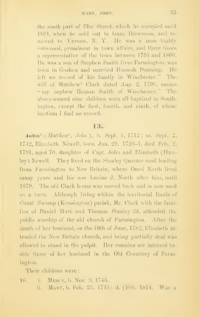 A record of the descendants of John Clark, of Farmington, Conn ...