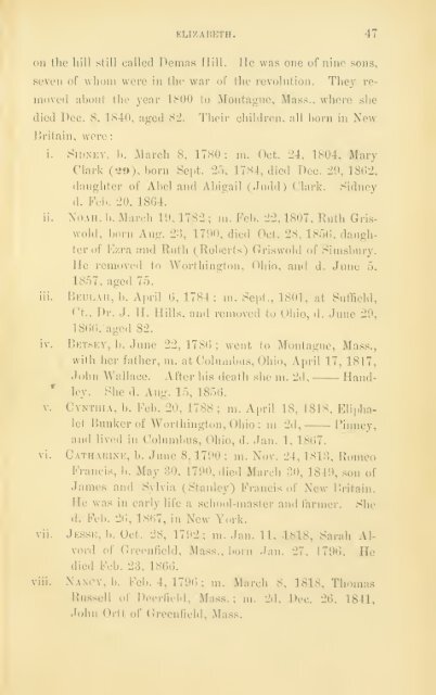 A record of the descendants of John Clark, of Farmington, Conn ...