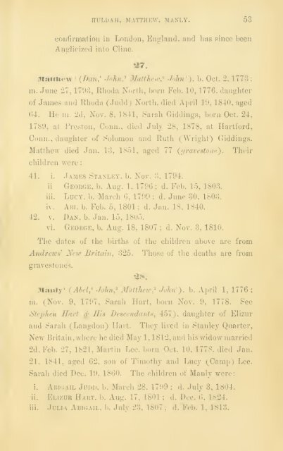 A record of the descendants of John Clark, of Farmington, Conn ...