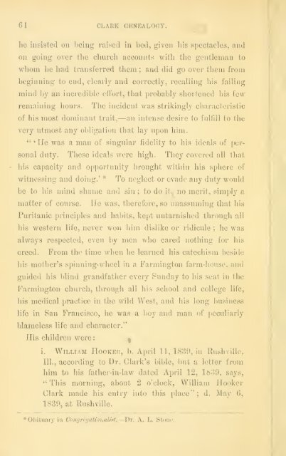 A record of the descendants of John Clark, of Farmington, Conn ...