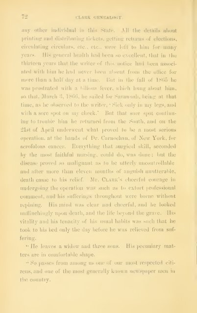 A record of the descendants of John Clark, of Farmington, Conn ...