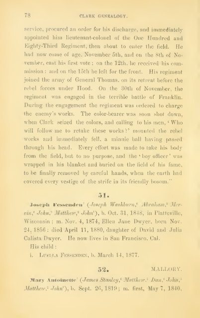 A record of the descendants of John Clark, of Farmington, Conn ...