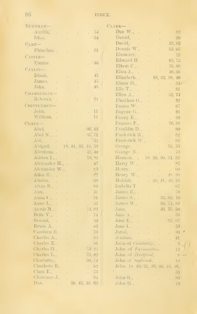 A record of the descendants of John Clark, of Farmington, Conn ...