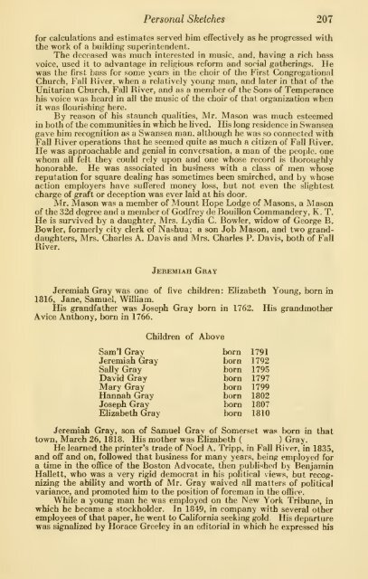 History of Swansea, Massachusetts, 1667-1917; - citizen hylbom blog