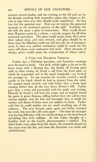 Annals of our ancestors; one hundred and fifty years of history in the ...