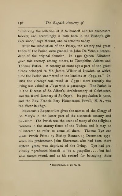 The English ancestry of Reinold and Matthew Marvin of Hartford, Ct ...