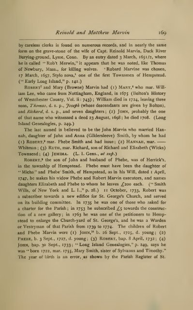 The English ancestry of Reinold and Matthew Marvin of Hartford, Ct ...