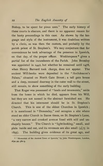 The English ancestry of Reinold and Matthew Marvin of Hartford, Ct ...