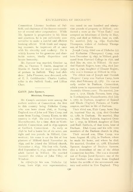 Encyclopedia of Connecticut biography, genealogical-memorial ...