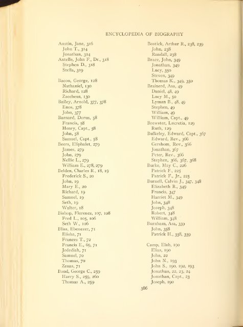 Encyclopedia of Connecticut biography, genealogical-memorial ...