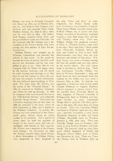 Encyclopedia of Connecticut biography, genealogical-memorial ...