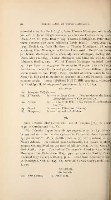 History and genealogy of Peter Montague, of Nansemond and ...