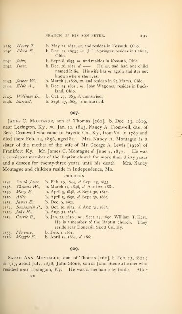 History and genealogy of Peter Montague, of Nansemond and ...