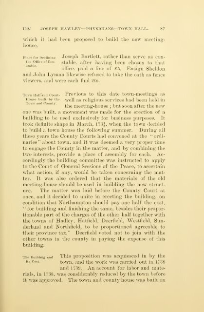 History of Northampton, Massachusetts, from its settlement in 1654;