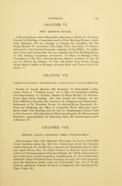 History of Northampton, Massachusetts, from its settlement in 1654;