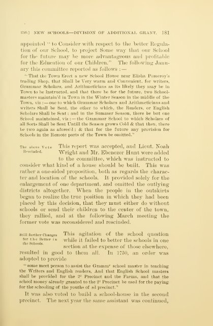 History of Northampton, Massachusetts, from its settlement in 1654;