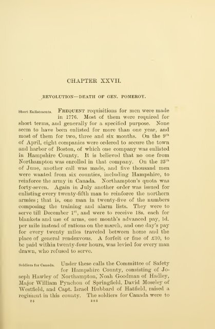 History of Northampton, Massachusetts, from its settlement in 1654;