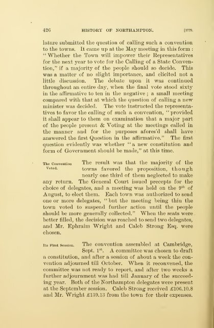 History of Northampton, Massachusetts, from its settlement in 1654;