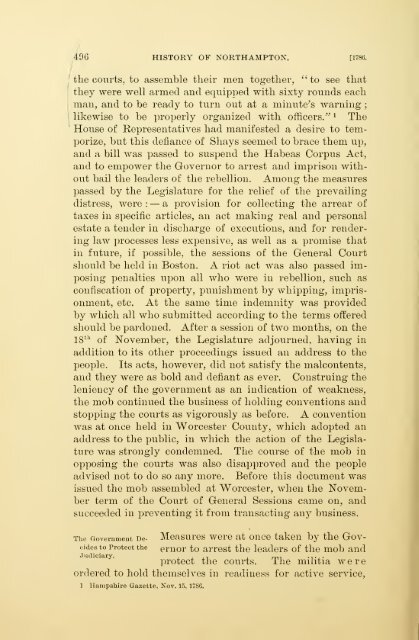 History of Northampton, Massachusetts, from its settlement in 1654;