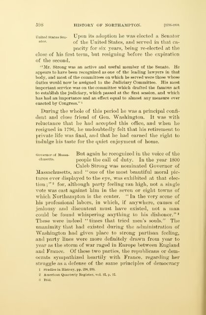 History of Northampton, Massachusetts, from its settlement in 1654;