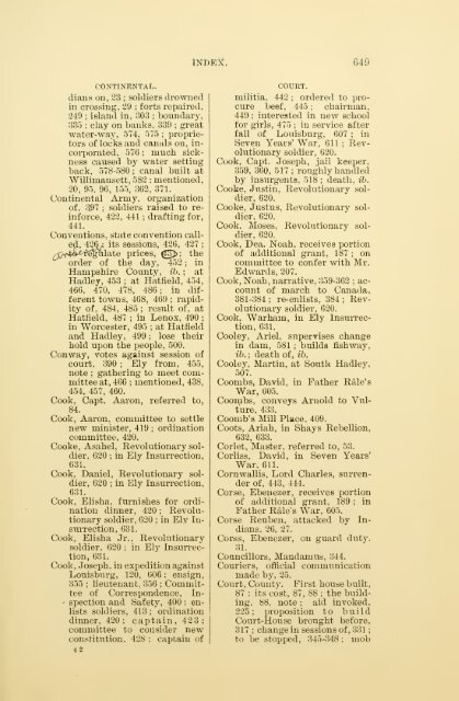 History of Northampton, Massachusetts, from its settlement in 1654;