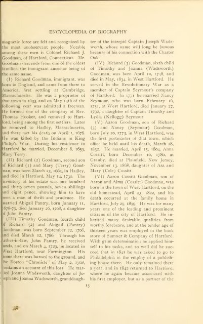 Encyclopedia of Connecticut biography, genealogical-memorial ...