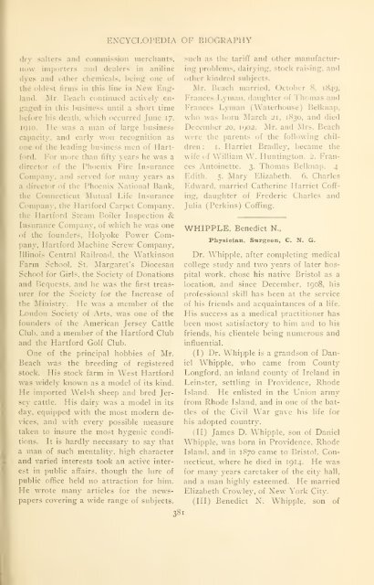 Encyclopedia of Connecticut biography, genealogical-memorial ...