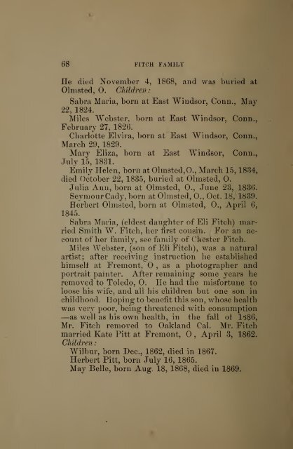 Genealogy of the Fitch family in North America - citizen hylbom blog