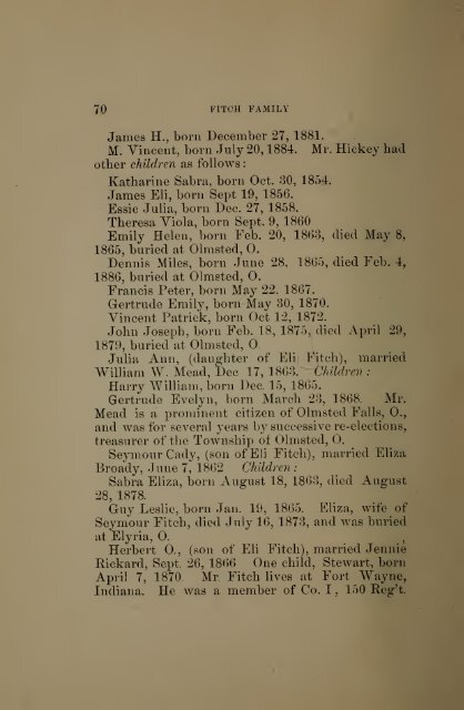Genealogy of the Fitch family in North America - citizen hylbom blog