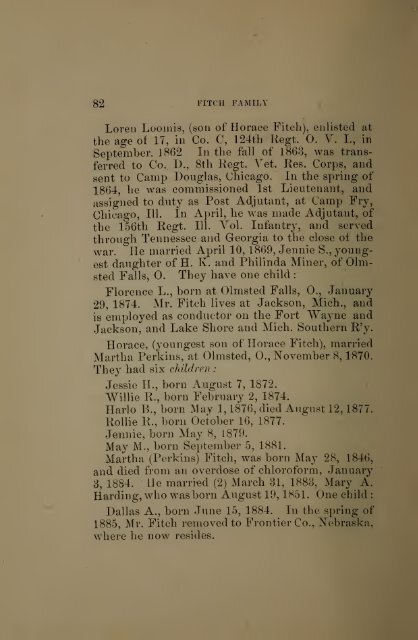 Genealogy of the Fitch family in North America - citizen hylbom blog