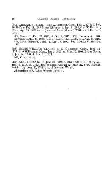 Genealogy of the Olmsted family in America : embracing the ...