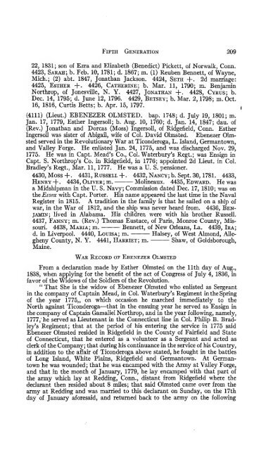 Genealogy of the Olmsted family in America : embracing the ...