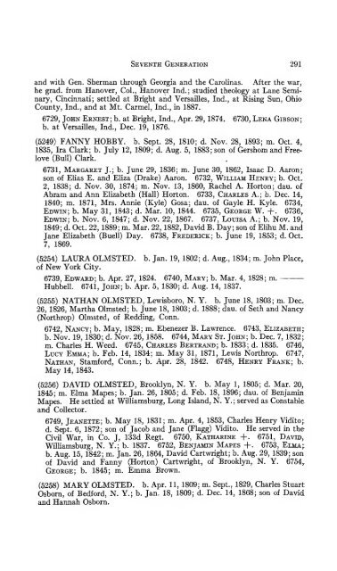 Genealogy of the Olmsted family in America : embracing the ...