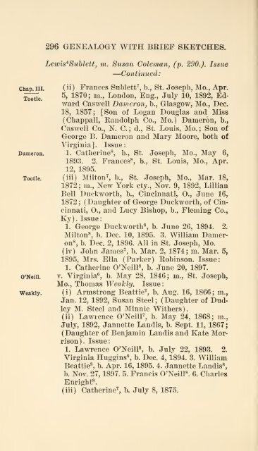 The Huguenot Bartholomew Dupuy and his descendants