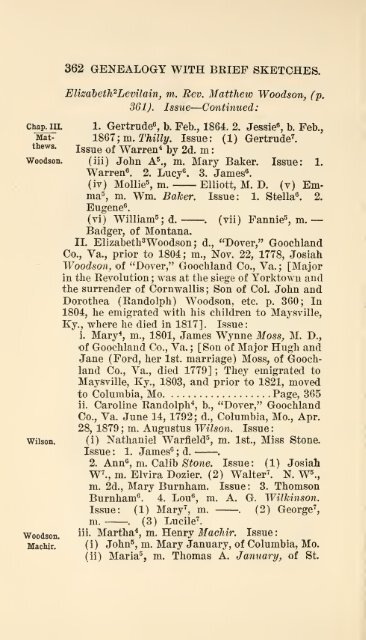 The Huguenot Bartholomew Dupuy and his descendants