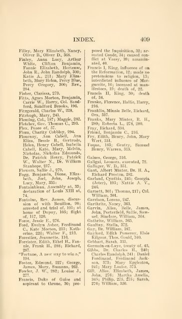 The Huguenot Bartholomew Dupuy and his descendants