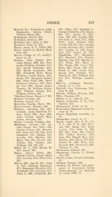 The Huguenot Bartholomew Dupuy and his descendants