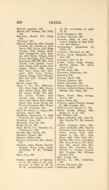 The Huguenot Bartholomew Dupuy and his descendants