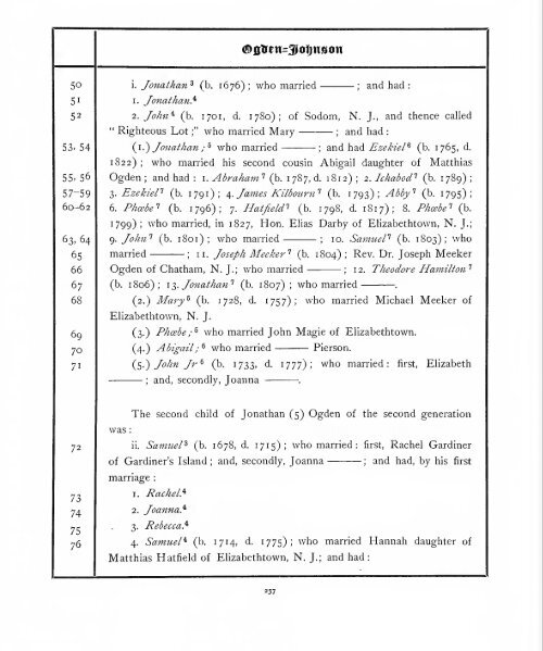 Family-histories and genealogies : containing a series of ...