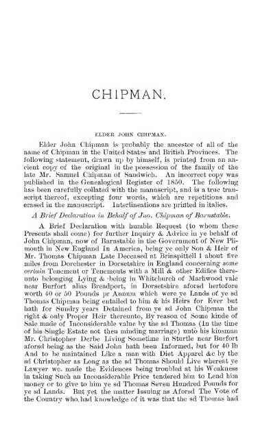 Genealogical notes of Barnstable families - citizen hylbom blog