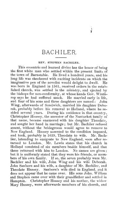 Genealogical notes of Barnstable families - citizen hylbom blog