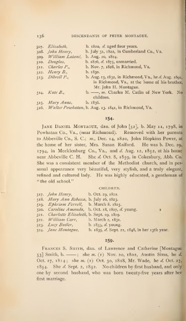 History and genealogy of Peter Montague, of Nansemond and ...