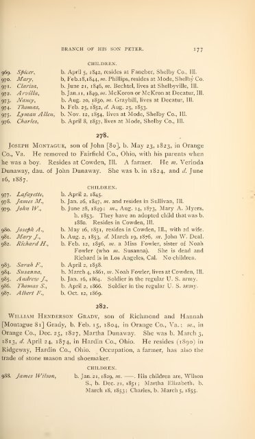 History and genealogy of Peter Montague, of Nansemond and ...