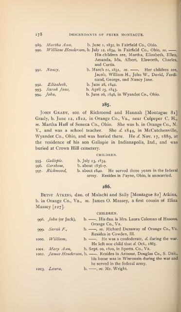 History and genealogy of Peter Montague, of Nansemond and ...