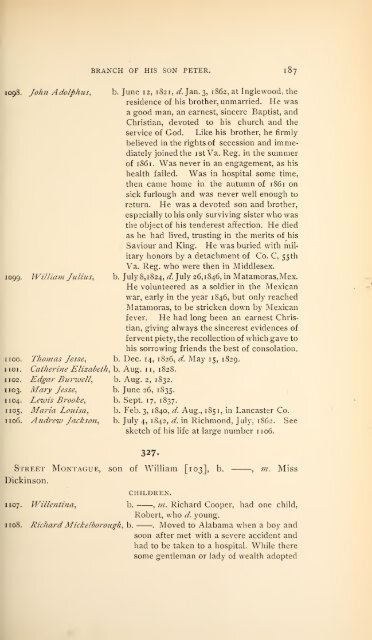 History and genealogy of Peter Montague, of Nansemond and ...