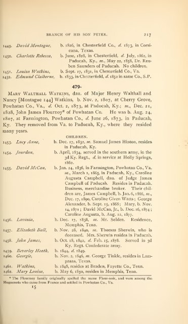 History and genealogy of Peter Montague, of Nansemond and ...