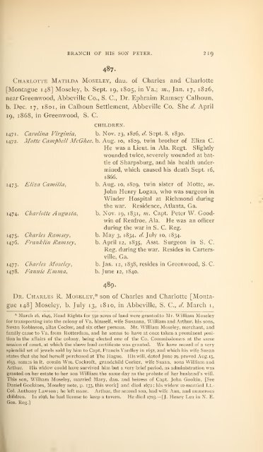 History and genealogy of Peter Montague, of Nansemond and ...