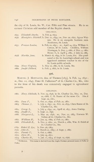 History and genealogy of Peter Montague, of Nansemond and ...