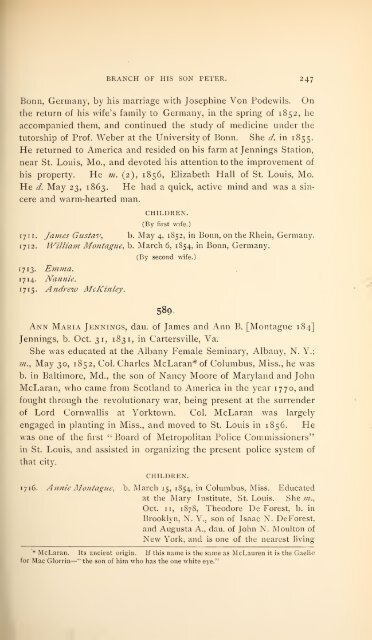 History and genealogy of Peter Montague, of Nansemond and ...